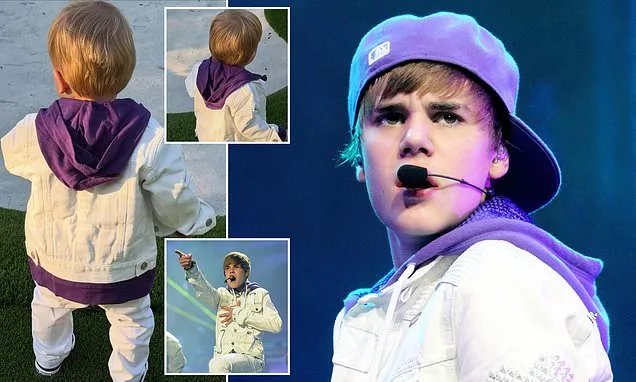 Justin and Hailey Bieber's son Jack is his dad's twin as he channels pop star in throwback Halloween costume | Daily Mail Online